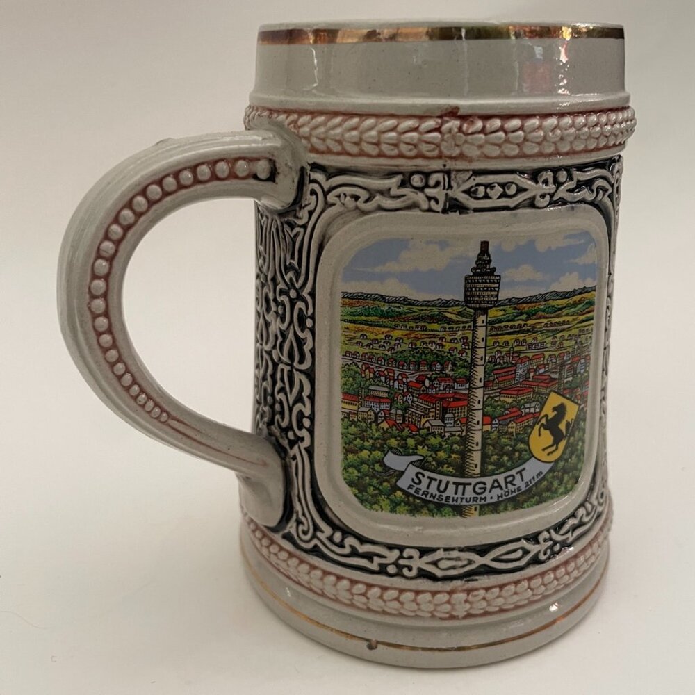 Vintage Stuttgart Beer Stein Mug